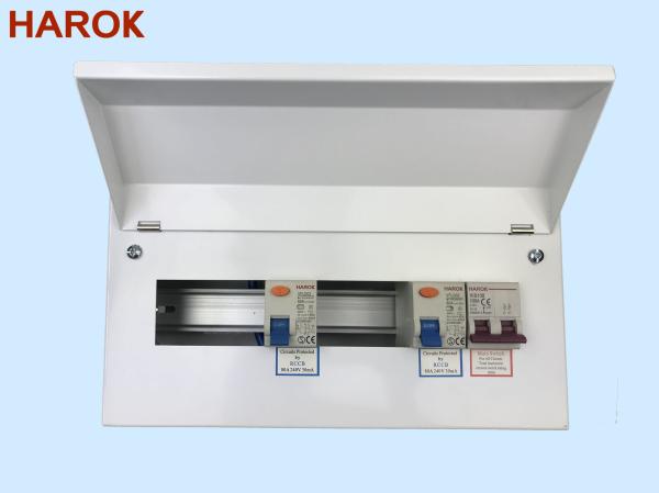 Buy cheap CE Certified Electronic Metal Consumer Unit 4 Poles Fuse Board Consumer Unit from wholesalers