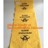 Buy cheap Biohazard Treatment Bags, Sterilized Bags, Disposal Bags, Waste Sacks, Hazardous Waste Bag With Ties from wholesalers