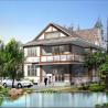 Buy cheap Modern Luxury Light Steel Villa House / Two Story Prefab House With Garage from wholesalers