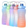 Buy cheap Unisex Sports Silicone Water Bottle Customized Logo 2000ml Water Bottle With Straw from wholesalers