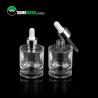 Buy cheap 30ml Cosmetic Serum Glass Essential Oil Dropper 1.2in Amber Glass Essential Oil Bottles from wholesalers