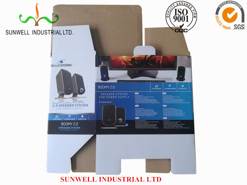 K9 Reinforced Electronics Product Packaging Boxes Spot UV Finished Varnish Film