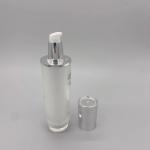 Skincare Plastic 30ml Cosmetic Lotion Pump Cosmetic Toner Bottle White