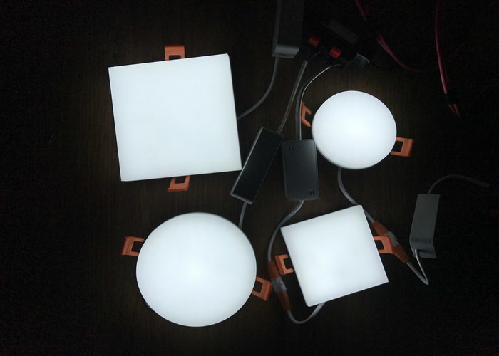Energy Saving Slim LED Panel Light 18W 60Hz 6000K 80Ra 110LM / W 2 Years Warranty
