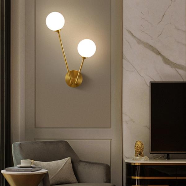 Buy cheap LED Personality Wall Lamp Creative Bedroom Bedside Metal Golden wall bracket light (WH-OR-108) from wholesalers