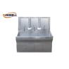Buy cheap Three Person Medical Grade Stainless Steel Sinks Ergonomics Leakage Protection from wholesalers