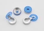 20mm Medical Injection Vial Caps Transparent Blue Color SGS Certificated