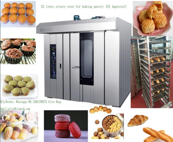 Electric Baking Full Bakery Equipment Restaurant Rotary Baking Oven High