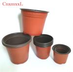 3% UV Resistant 120mm Top Dia 1L Plastic Plant Pots Thick Enough