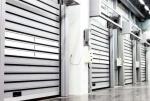 Buy cheap Wind Resistant Weather Sealed Double Skinned Steel Overhead Sectional Door With Lock from wholesalers