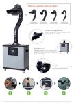 Industrial Welding Solder Fumes Extractor / Smoke Eater 110V~220V AC 80W