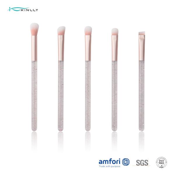 Buy cheap 5PCS Plastic Eye Makeup Brushes Synthetic Hair Vegan Cosmetic Brush from wholesalers
