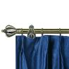 Buy cheap 78 Inch Metal Curtain Rods With Diamond Conical Finials For Wholesale from wholesalers