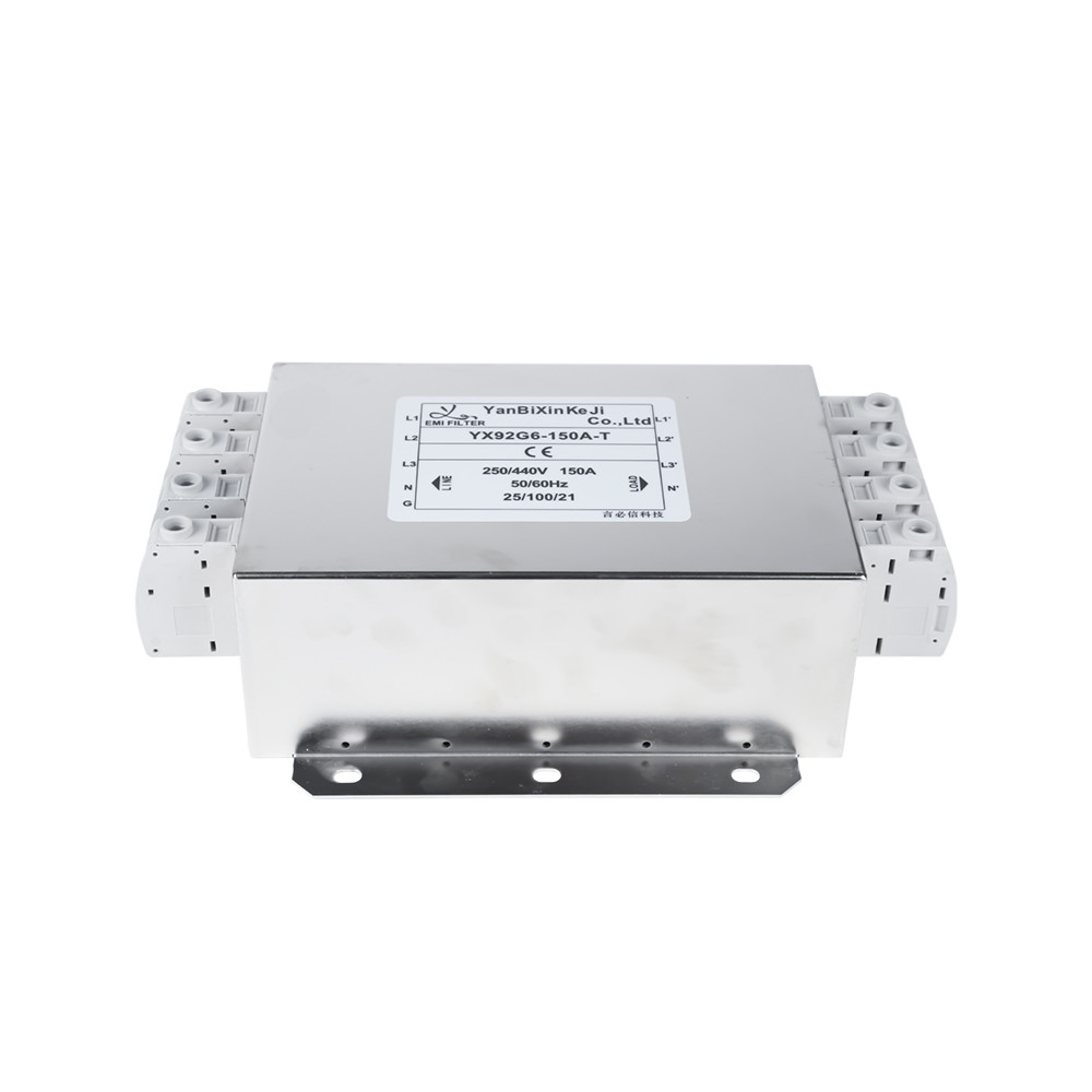 440V Three Phase Four Wire Filter 150A EMI Suppression Filter For Industrial Application
