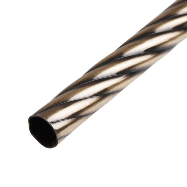 Buy cheap 25mm 28mm 35mm Metal Twisted Iron Pipe Curtain Pole from wholesalers