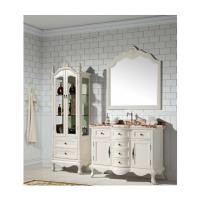 Buy cheap 600mm 48 Inch Contemporary Corner Solid Wood Bathroom Vanity Cabinet product