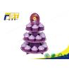 Buy cheap 3 Tiered Cardboard Cupcake Stand , Colorful Cardboard Wedding Cake Stand SGS Approval from wholesalers