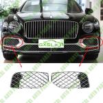 Without Acc Chrome Front Bumper Air Guide Grille Kit For Bentley Flying Spur