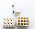 MOLEX 10-84-4120 Wafer Connector 6.35MM 12 Position 3 Row Vertical Pin Male
