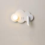 Bedroom bedside reading wall lamp creative full acrylic ball eye protection