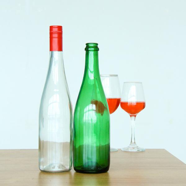 Buy cheap Round Empty Whisky Vodka Glass 500ml 750ml Clear Frosted Glass Wine Bottles Ice Wine Bottle Liquor Bottle from wholesalers