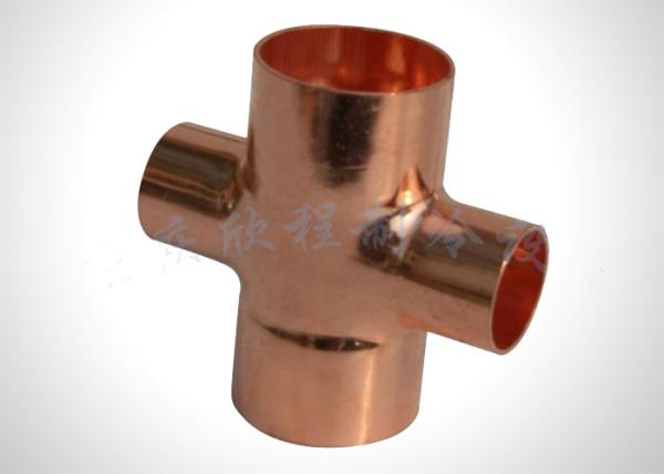 Buy cheap Copper Pipe Reducing Cross Refrigeration Pipe Fittings For Plumbing And HVAC System from wholesalers