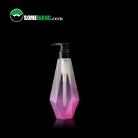 Buy cheap 300ml / 500ml / 750ml Custom PETG Rhombic Cylinder Bottle Sets For Shampoo product
