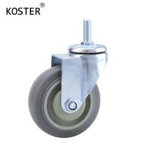 Buy cheap 110kg Maximum Load 3-5inch Industry Mute Furniture Swivel with Brake Caster product