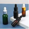 Buy cheap Luxury Glass Collar 5ml 10ml 15ml Hair Oil Essential Oil Perfume Oil Frosted Pink Dropper Bottle With Rose Gold Top from wholesalers