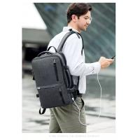 Buy cheap Durable Black Polyester Men Business Backpack Casual Style 0.6kg Weight product