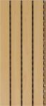 Grooved MDF Wood Fiber Acoustic Panels Classic Design Sound Absorbing 2440mm