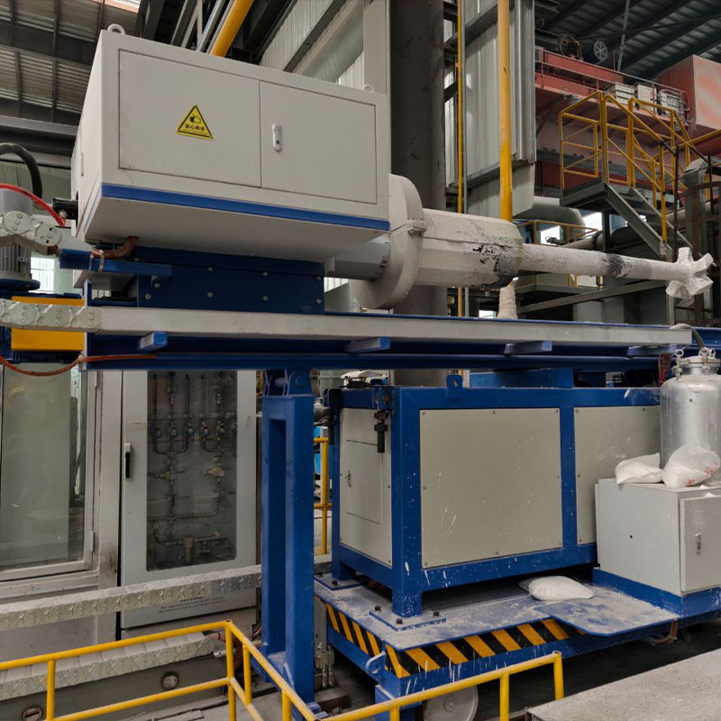 Purity Nitrogen Flux Injection Machine With Refined Gas Purity ≥99.996% And Graphite Rotor Speed 0～320r/min
