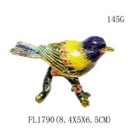 Buy cheap jewelry boxes for women small metal trinket box bird trinket jewelry box product