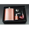 Buy cheap Portable Kitchen Household Items 9 Oz Leather Hip Flask Business Gift Pipe Set from wholesalers