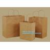 Buy cheap Custom printed kraft paper bags food grade with window bread packaging paper bags,Custom kraft breakfast pastry packagin from wholesalers