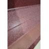 Buy cheap Textured Red Color Trapezoidal Roof Sheet Pre-Painted Galvanized Z275=G90 Super SMP 40 Years Metal Roof Wall Cladding from wholesalers