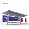 Buy cheap Advertising City Light Bus Stop Shelter Galvanized Steel For Media Solution from wholesalers
