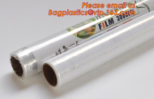 Buy cheap Transparent PVC cling film for food wrap, Safe and Fresh Preservation cling film, cling film pvc/Clear Vinyl roll / Plas from wholesalers
