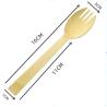 Buy cheap 16cm Disposable Bamboo Cutlery Biodegradable Sporks Bulk For Cake Salad from wholesalers