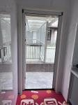 Fly Screen Door Aluminum Alloy Barrier Free Screen Door Curtain Mesh Fiberglass