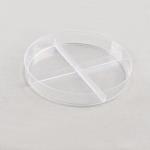 Lab Plastic Sterile 2 3 4 Compartments Plastic Petri Dish Disposable