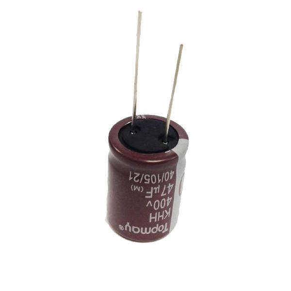 Buy cheap 12000 Hours Aluminum Electrolytic Capacitor 47uF 400V Low ESR Capacitor from wholesalers