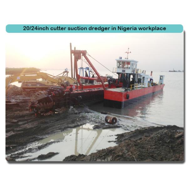 Rotating Cutter Head Dredging Machinery With Centrifugal Or Positive Displacement Pump Self Propelled Dredge