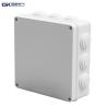 Buy cheap 200*200*80mm Plastic Junction Box Internal Installation PVC Circular DIN For Track Components from wholesalers