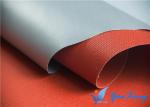 Gray High Temperature Silicone Coated Fiberglass Fabric Non - Flammable