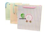 4 Colors Coated Paper Handle Shopping Bags With Handles Spot UV OEM Service