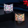 Buy cheap Zirconia Classic CZ Zircon Ring Tennis High Quality Ring CZ Gold Ring Wedding Bridal Jewelry from wholesalers