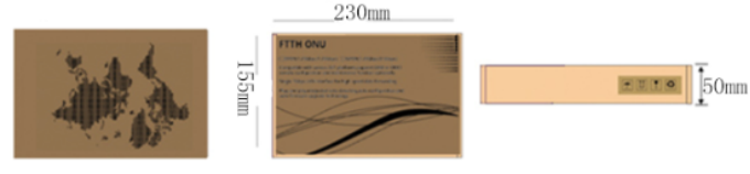 White GPON OLT ONU , Gigabit Passive Optical Network ONU For FTTH Solution