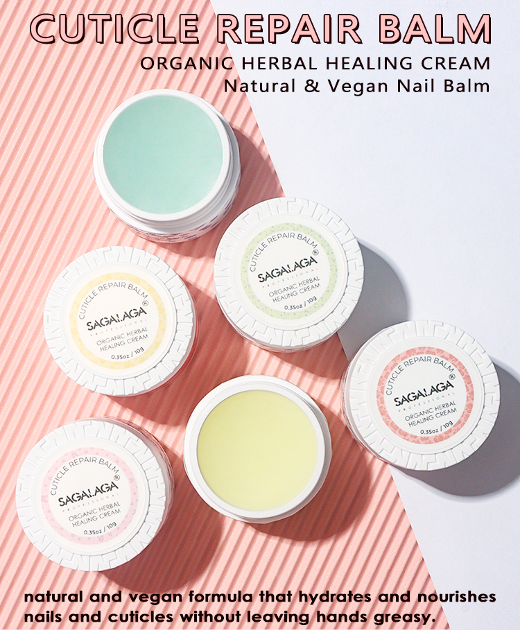 Factory Price Organic Cuticle Care Cream Natural Nail Repair Balm Scented Hand Butter Moisturizing Dry Nails