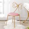 Buy cheap Luxury Modern Dining Room Chairs With Butterfly Shaped Metal Frame Leather Seat from wholesalers